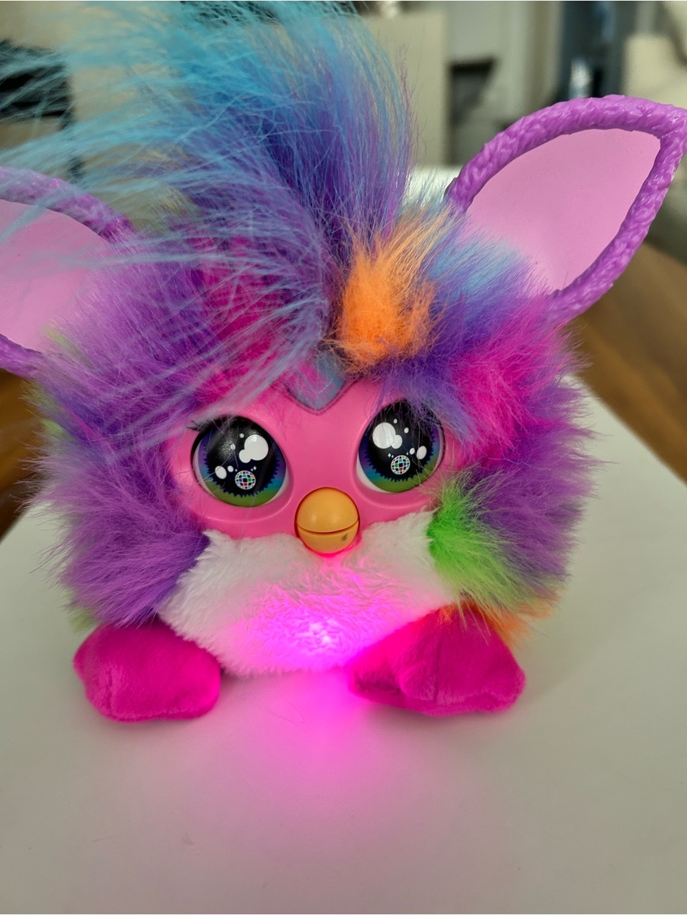 Hasbro Furby DJ interactive Colorful Plush Cat Toy - Multicolor - Picture 11 of 12